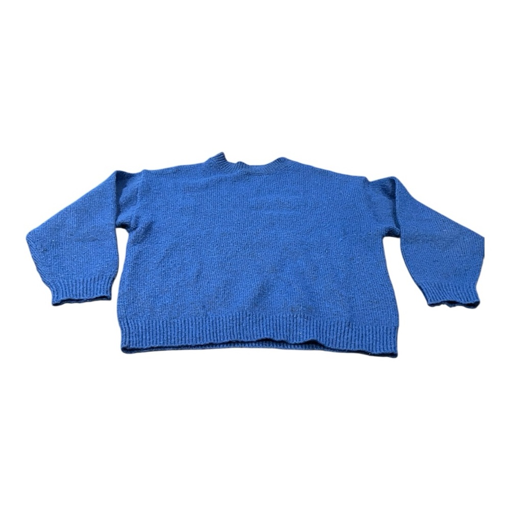 ZARA Girls Sweater Size 8-9 | Blue  Crew Neck Knit‎
